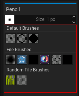 Brush types